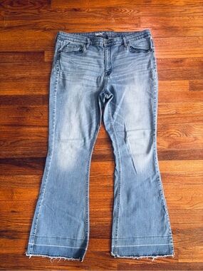 Mossimo Supply Co. Light Blue Retro Flare Jeans
